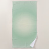 Serviette De Plage Taurus Aura Gradient Zodiac, Vert Aura Gradient (Devant)