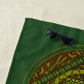 Serviette de plage Taurus Mandala (En situation)