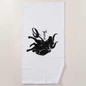 Serviette De Plage Taurus puissant le Zodiaque Bull (Devant)