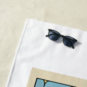 Serviette de plage Taurus Zodiac (En situation)