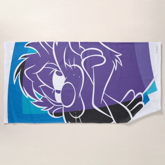 Serviette De Plage TAZ™ Expressif 21 (Devant)