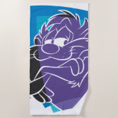 Serviette De Plage TAZ™ Expressif 21 (Devant)