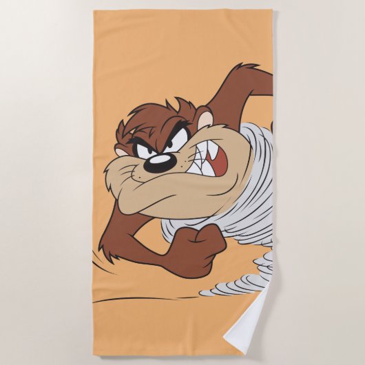 Serviette De Plage TAZ™ spinning fast (Devant)