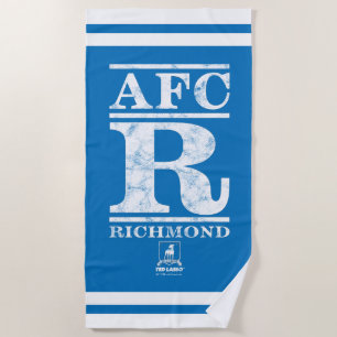 Serviette De Plage Ted Lasso   AFC R Richmond Text Logo