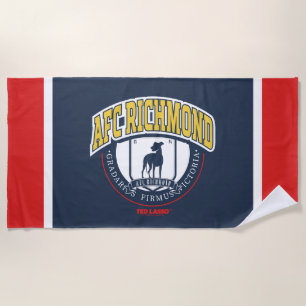 Serviette De Plage Ted Lasso   AFC Richmond Athletic Circle Badge