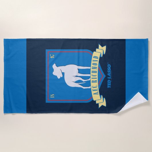 Serviette De Plage Ted Lasso | Logo de l'équipe AFC Richmond (Devant)