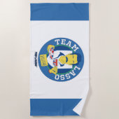 Serviette De Plage Ted Lasso | Team Lasso Tea Iconic Avatar (Devant)