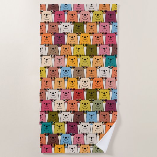 Serviette De Plage Teddy Bear (Devant)