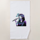 Serviette De Plage TEE Born to Sing (Devant)