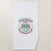 Serviette De Plage Tee-shirt graphique design graphique de pot de lic (Devant)