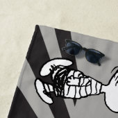 Serviette De Plage Tee - shirt | Marche de groupe | Ajouter Votre Nom (En situation)