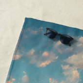 Serviette De Plage Teintes miel (En situation)