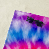 Serviette De Plage Teinture à tarte personnalisée (En situation)