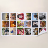 Serviette De Plage Télécharger votre photo (Devant)