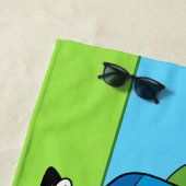 Serviette De Plage Temps d'aventure | Finn & Jake Fist Bump (En situation)