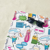 Serviette De Plage Temps d'aventure | Motif d'appel de caractères (En situation)