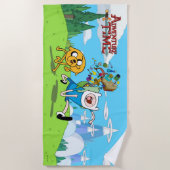 Serviette De Plage Temps d'aventure | Sac à dos Finn's Adventure Gear (Devant)