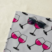 Serviette De Plage temps de vin (En situation)
