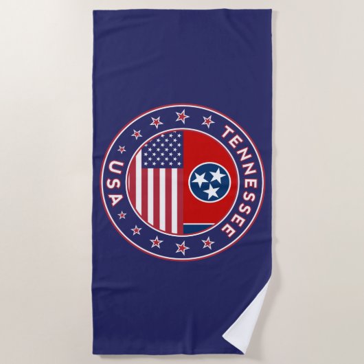 Serviette De Plage Tennessee (Devant)