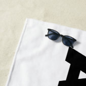 Serviette De Plage Tennis d'Alison (En situation)