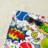 Serviette De Plage 😍 🤩 tennis 🎾 motif  (En situation)