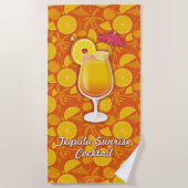 Serviette De Plage Tequila Sunrise (Devant)