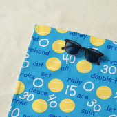 Serviette De Plage Termes de tennis (En situation)