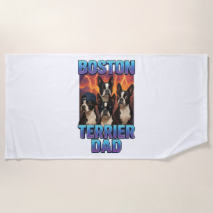 Serviette De Plage Terrier de Boston