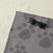 Serviette De Plage Terrier de Boston (En situation)