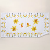 Serviette De Plage Tête à tête. (Devant)