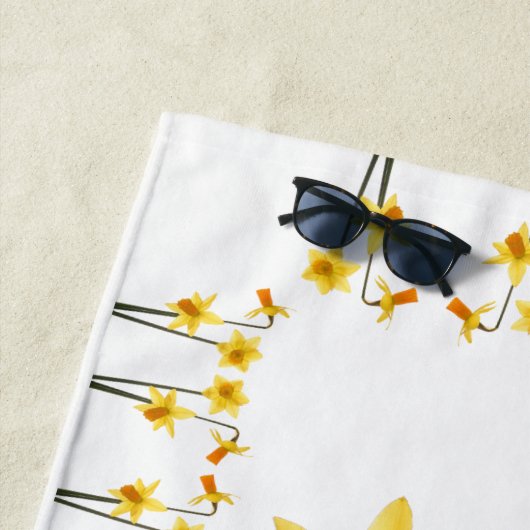 Serviette De Plage Tête à tête. (En situation)