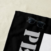 Serviette De Plage Tête Bob Petrol (En situation)