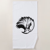 Serviette De Plage Tête d'aigle (Devant)