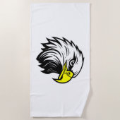 Serviette De Plage Tête d'aigle (Devant)