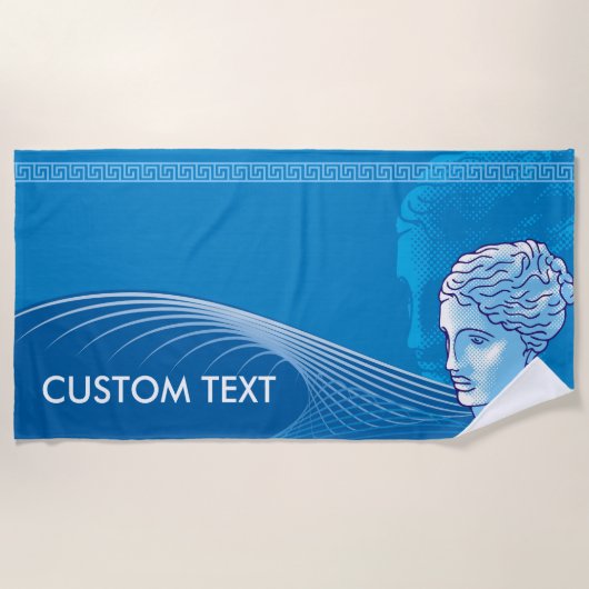 Serviette De Plage Tête de Vénus (Devant)