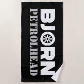 Serviette De Plage Tête d'essence de Bjorn (Devant)