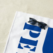 Serviette De Plage Tête d'essence de Doug (En situation)