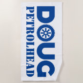 Serviette De Plage Tête d'essence de Doug (Devant)