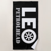 Serviette De Plage Tête Leo (Devant)