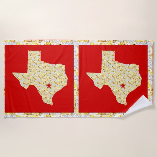 SERVIETTE DE PLAGE TEXAS (Devant)