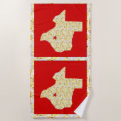 SERVIETTE DE PLAGE TEXAS (Devant)