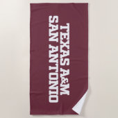Serviette De Plage Texas A&M San Antonio (Devant)