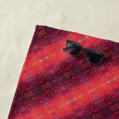 Serviette De Plage Textura #4 de la obra La puesta del sol (En situation)