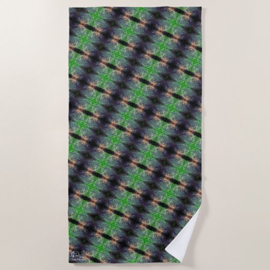 Serviette De Plage Textura #7.0 de la obra Nuit (Devant)