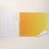 Serviette De Plage Texture de la bière (Devant)