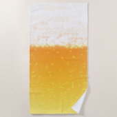 Serviette De Plage Texture de la bière (Devant)