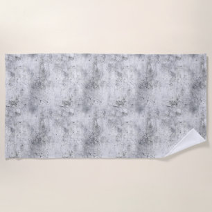Serviette De Plage Texture de plâtre en béton léger avec détresse