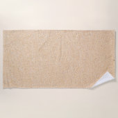 Serviette De Plage texture de sable (Devant)