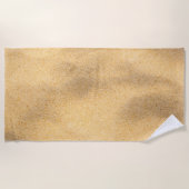 Serviette De Plage Texture de sable (Devant)