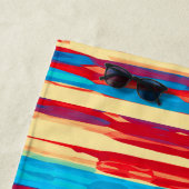 Serviette De Plage Texture des aquarelles (En situation)